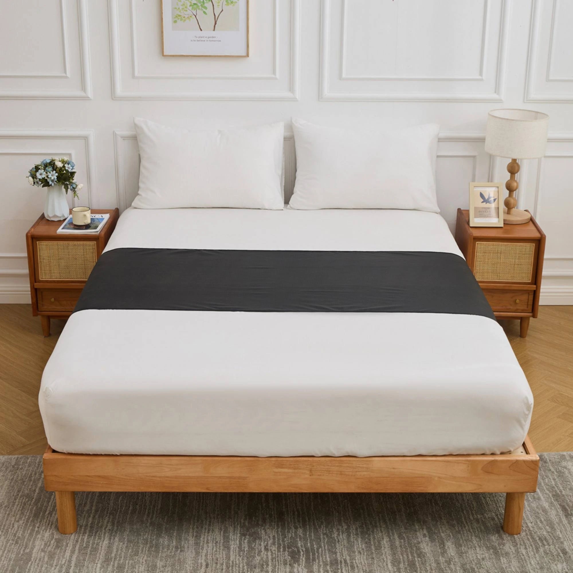 Tapis de mise à la terre, tapis de mise à la terre, cordon de 15 pieds, fibre de carbone, coussin de sommeil, soulagement du stress, tapis antistatique, tapis de chaise de bureau