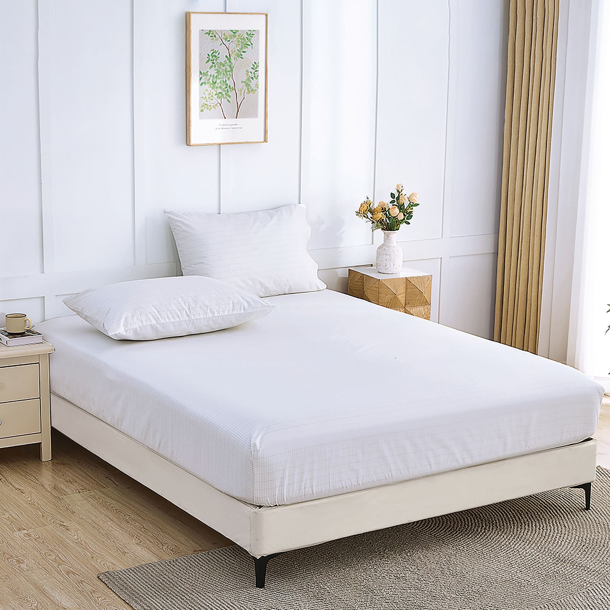 Grounding Fitted Bed Sheet