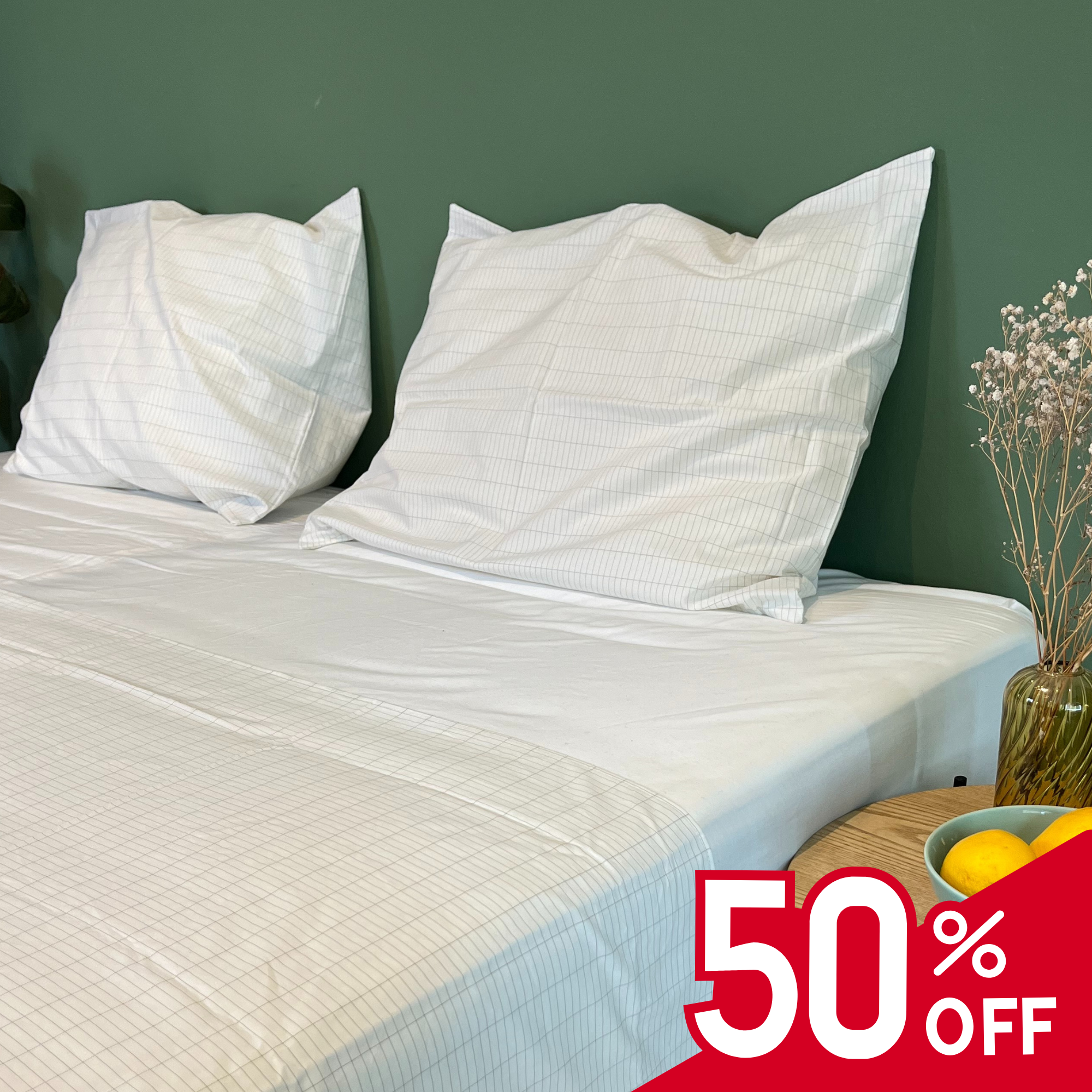 Grounding Pillow Case (Cord & Plug Included)