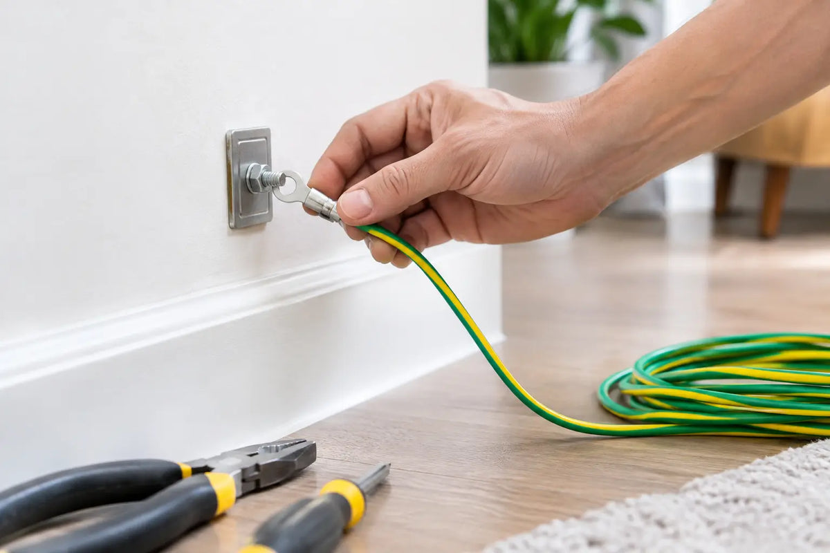 How to Attach a Grounding Cord Safely at Home