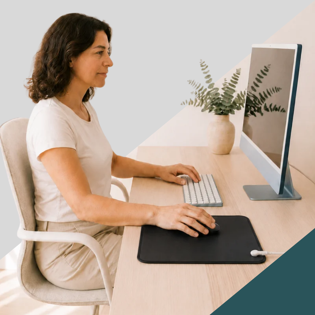 Grounding for Desk Workers at Work and Home