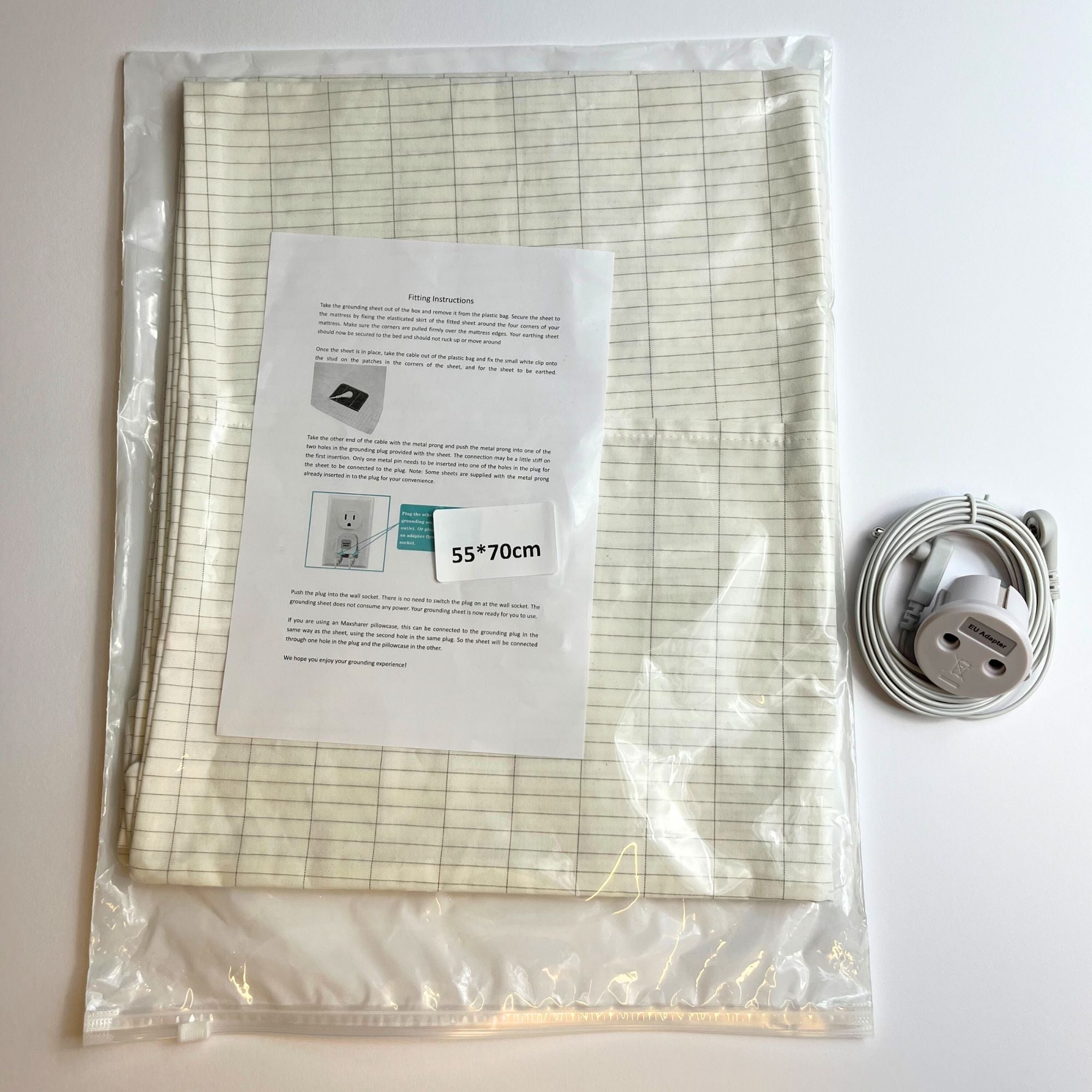 Grounding Pillow Case (Cord & Plug Included)