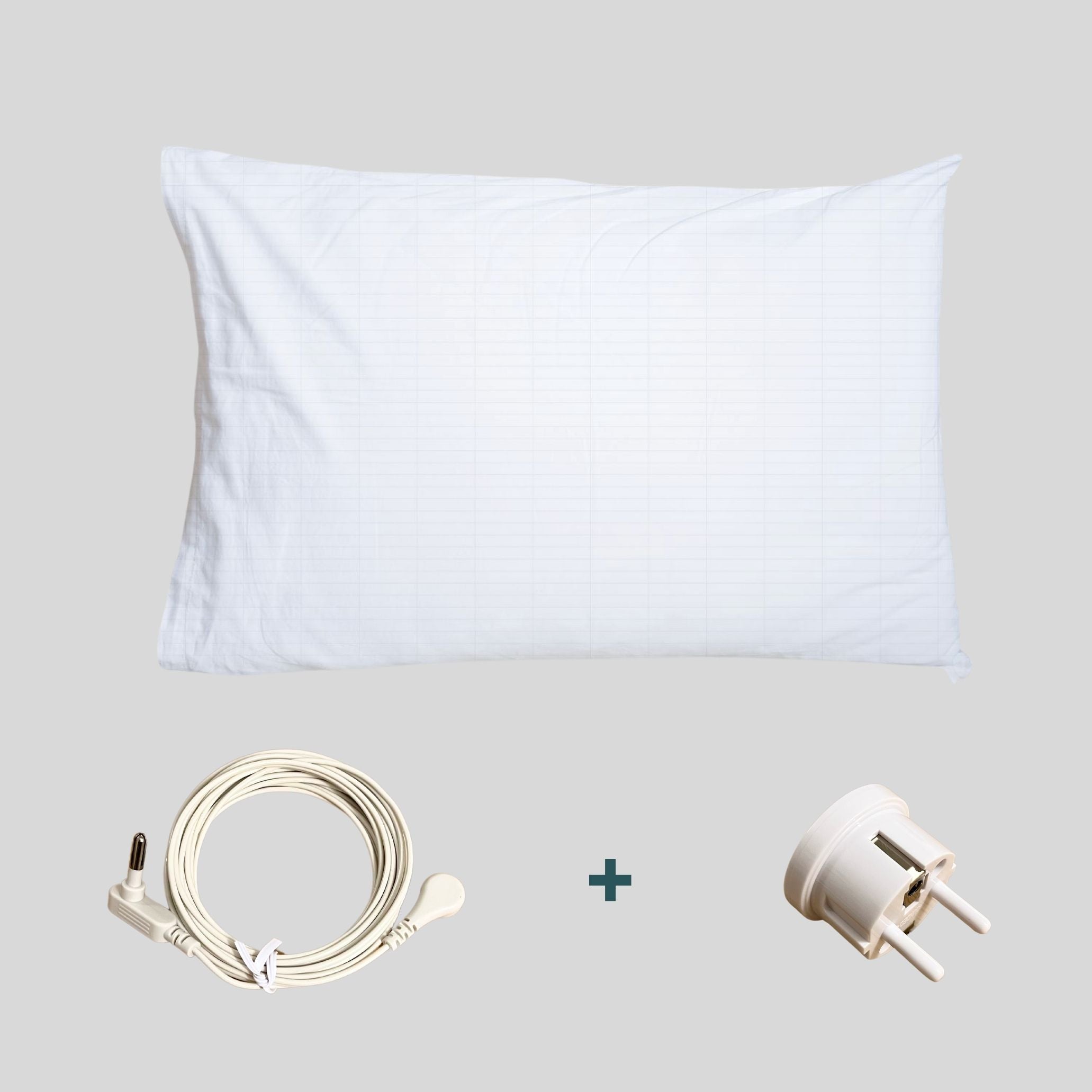 Funda de almohada grounding (Cable y enchufe incluídos)